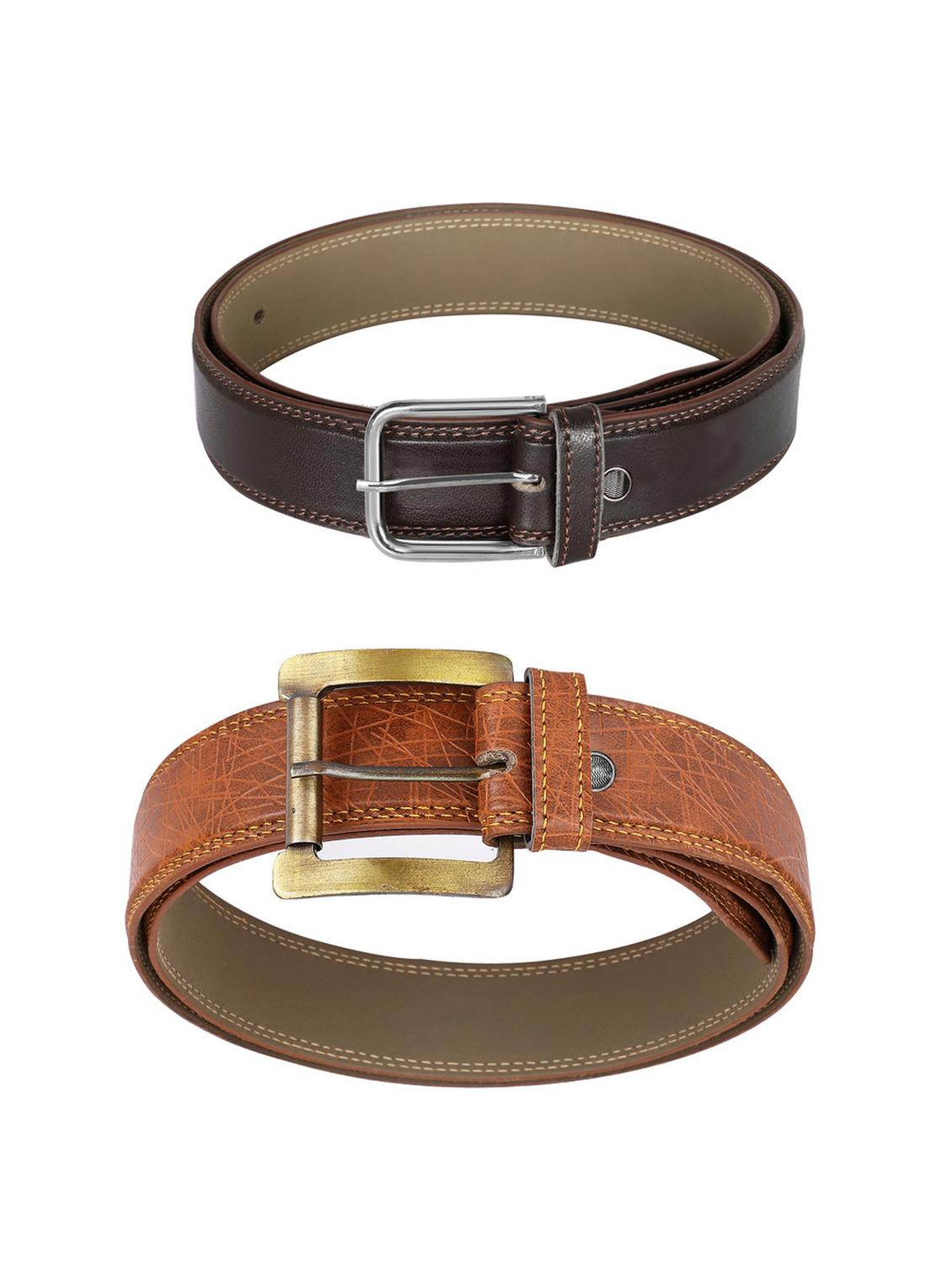 combo pack of multi colored leatherette belts - 19228035 - Standard Image - 2