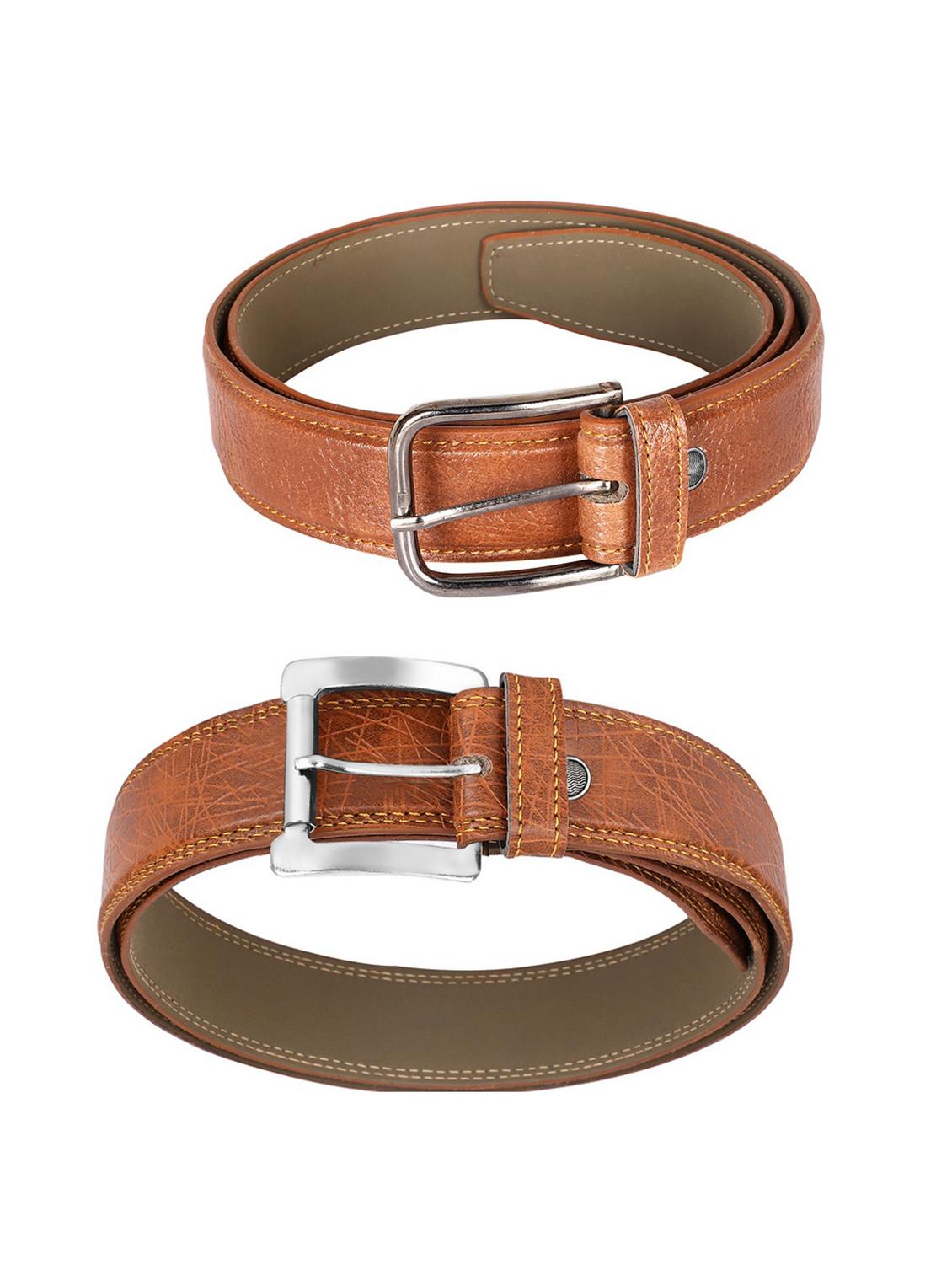 combo pack of brown leatherette belts - 19228117 - Standard Image - 2