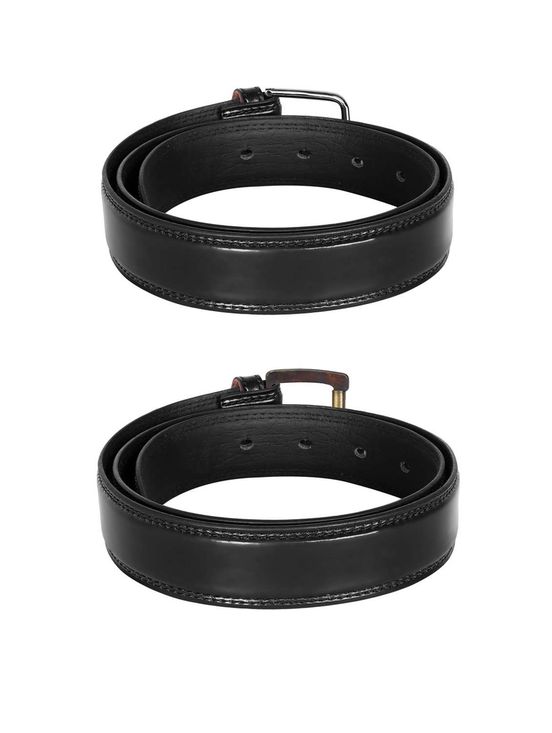 combo pack of black leatherette belts - 19228524 - Standard Image - 2