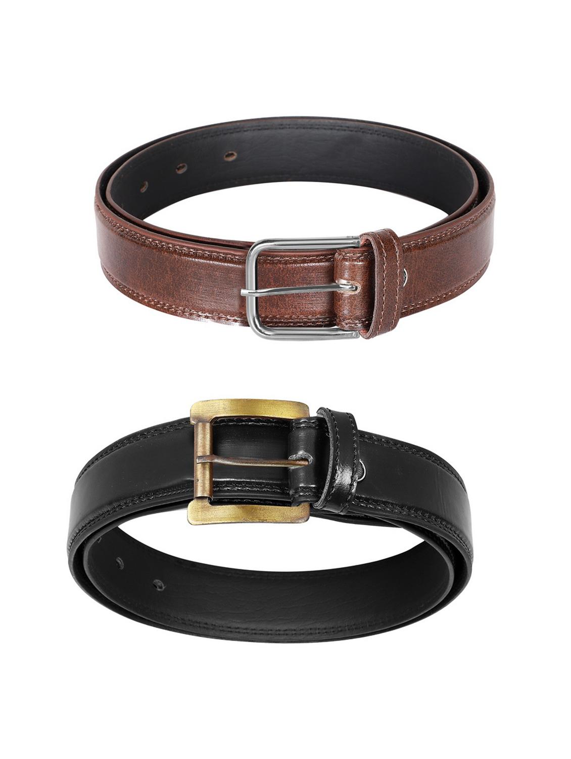 combo pack of multi colored leatherette belts - 19228530 - Standard Image - 2