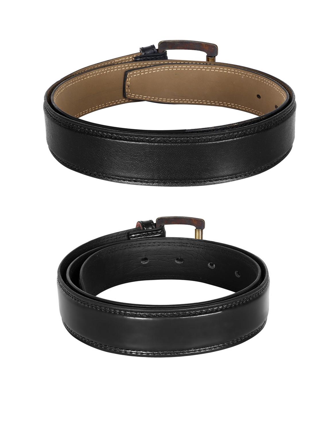 pack of 2 leatherette belt - 19228575 - Standard Image - 2