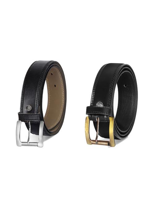 pack of 2 leatherette belt - 19228576 -  Standard Image - 0