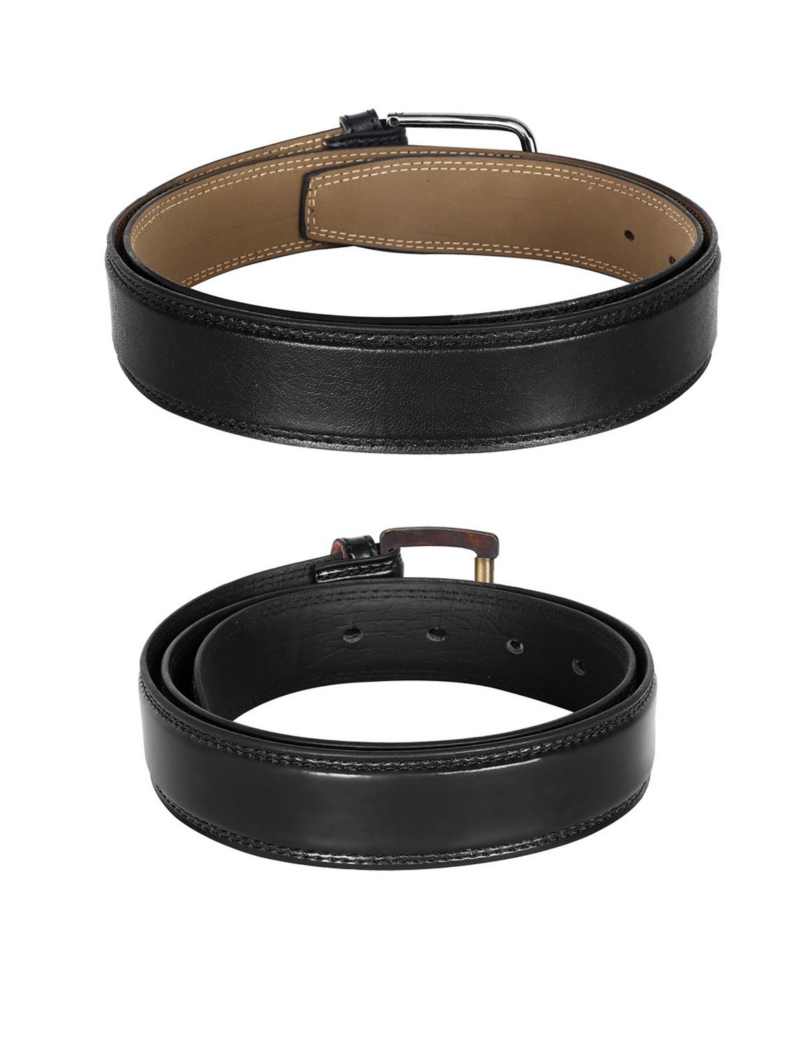 pack of 2 leatherette belt - 19228578 - Standard Image - 2