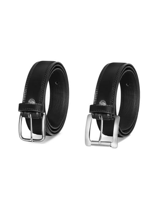 pack of 2 leatherette belt - 19228612 - Standard Image - 0