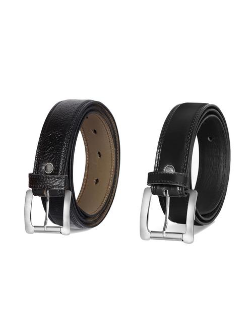 pack of 2 leatherette belt - 19228646 - Standard Image - 0