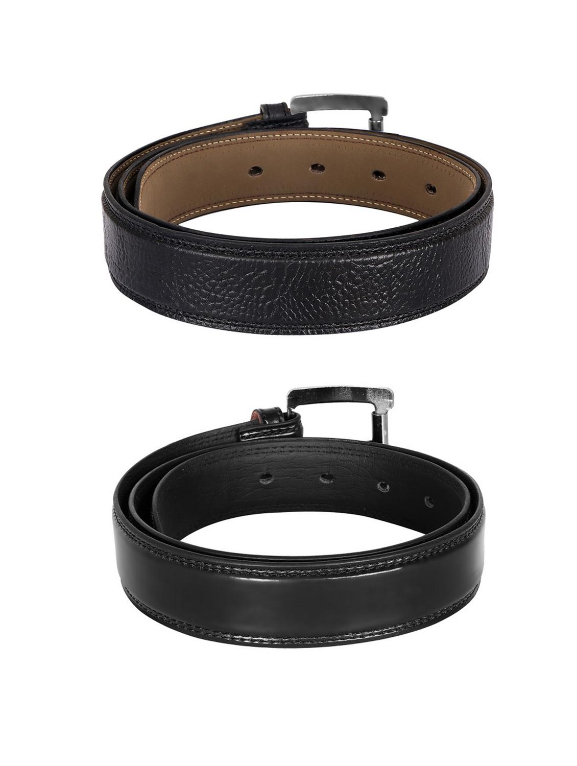 pack of 2 leatherette belt - 19228646 - Standard Image - 2