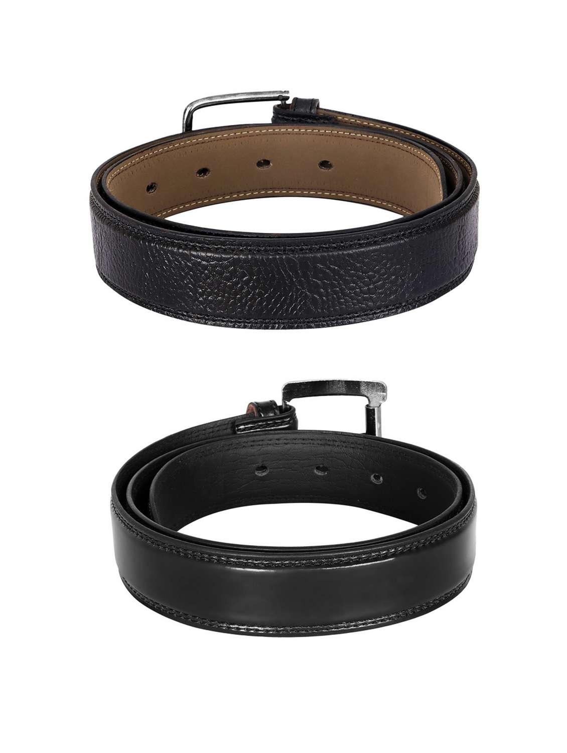 pack of 2 leatherette belt - 19228648 - Standard Image - 2