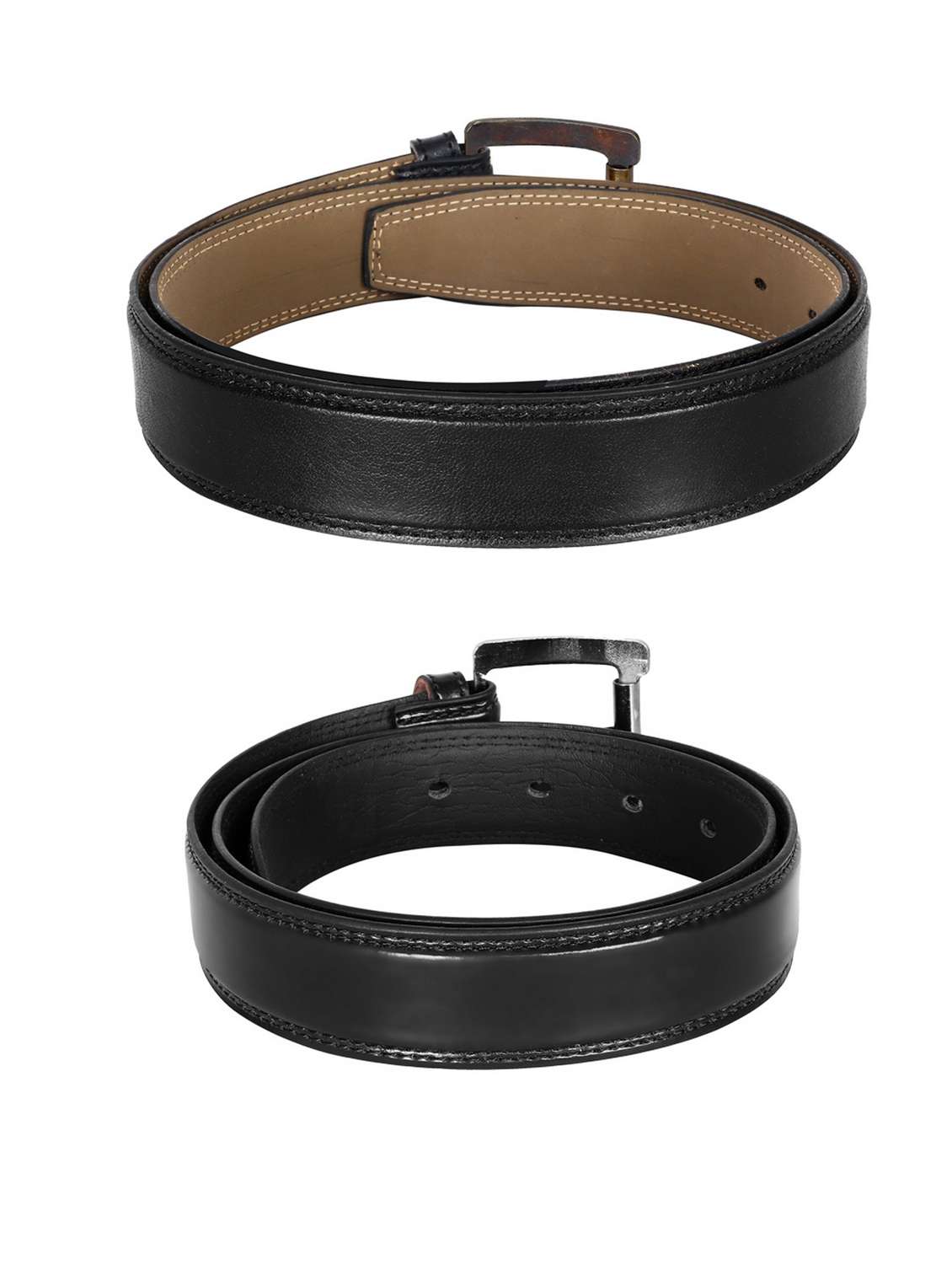 pack of 2 leatherette belt - 19228663 - Standard Image - 2