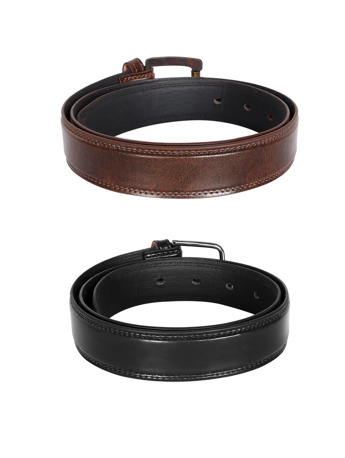 pack of 2 leatherette belt - 19228788 -  Standard Image - 2