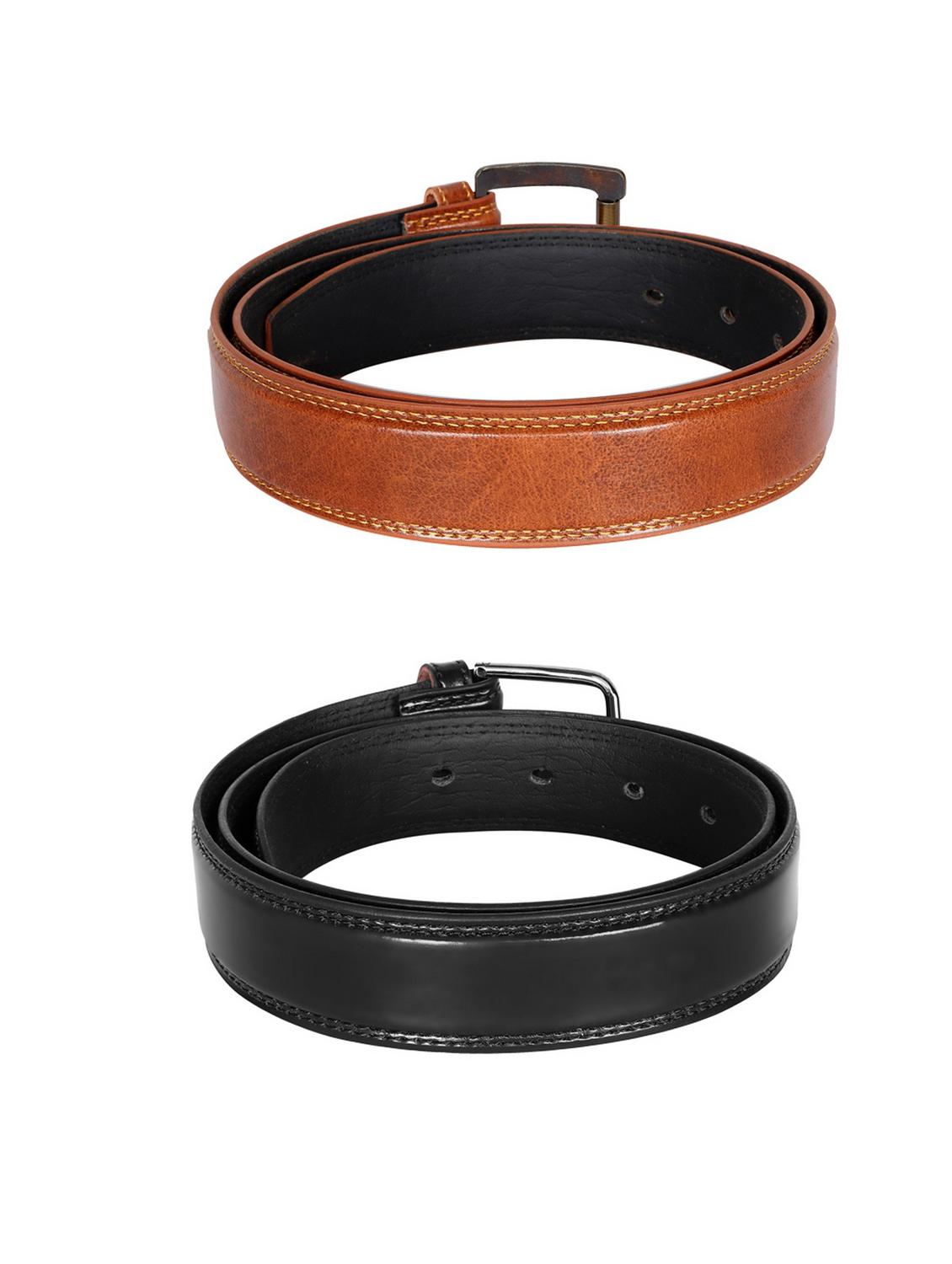 pack of 2 leatherette belt - 19228794 -  Standard Image - 2