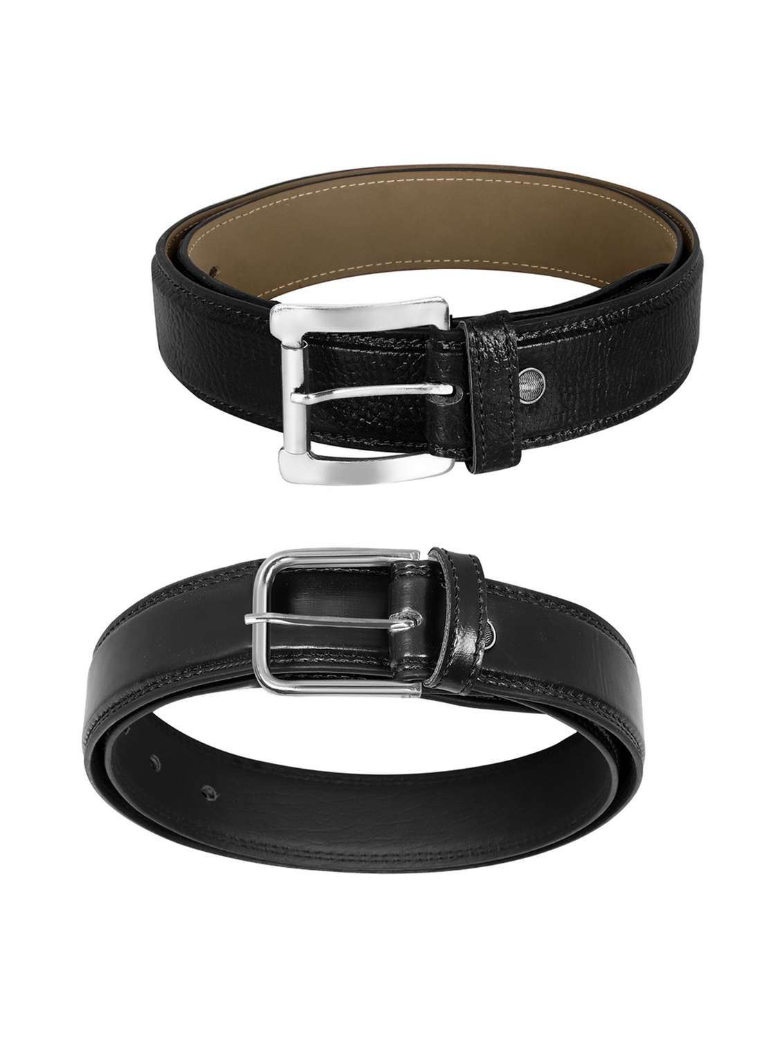pack of 2 leatherette belt - 19228819 - Standard Image - 2
