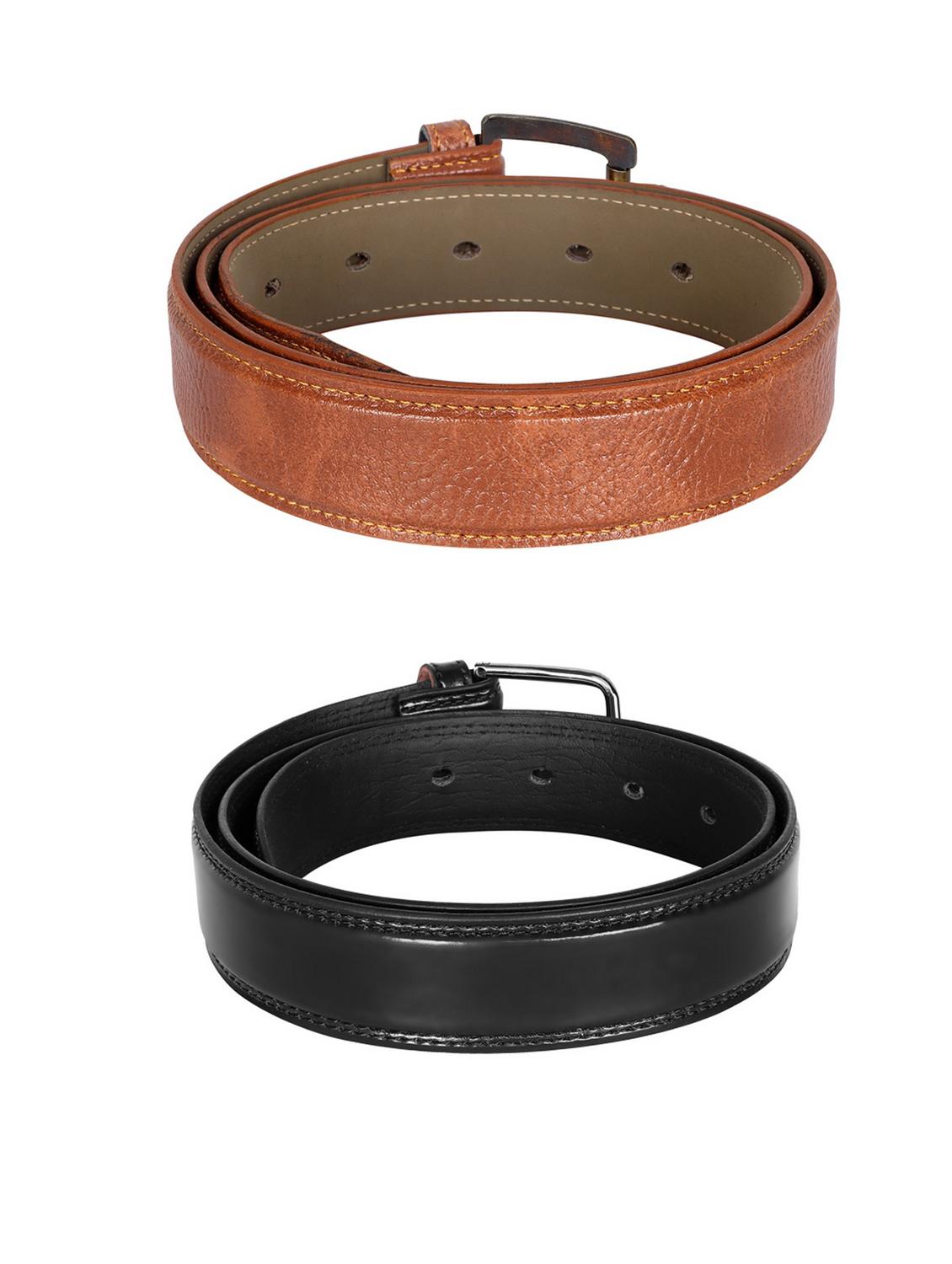 pack of 2 leatherette belt - 19228830 - Standard Image - 2