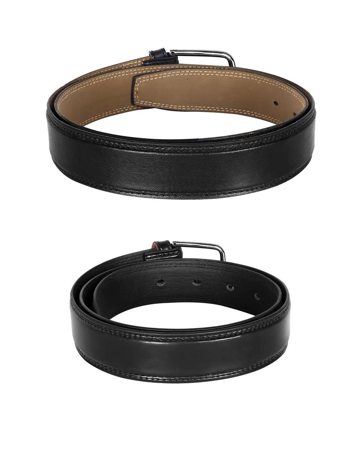 pack of 2 leatherette belt - 19228839 - Standard Image - 2