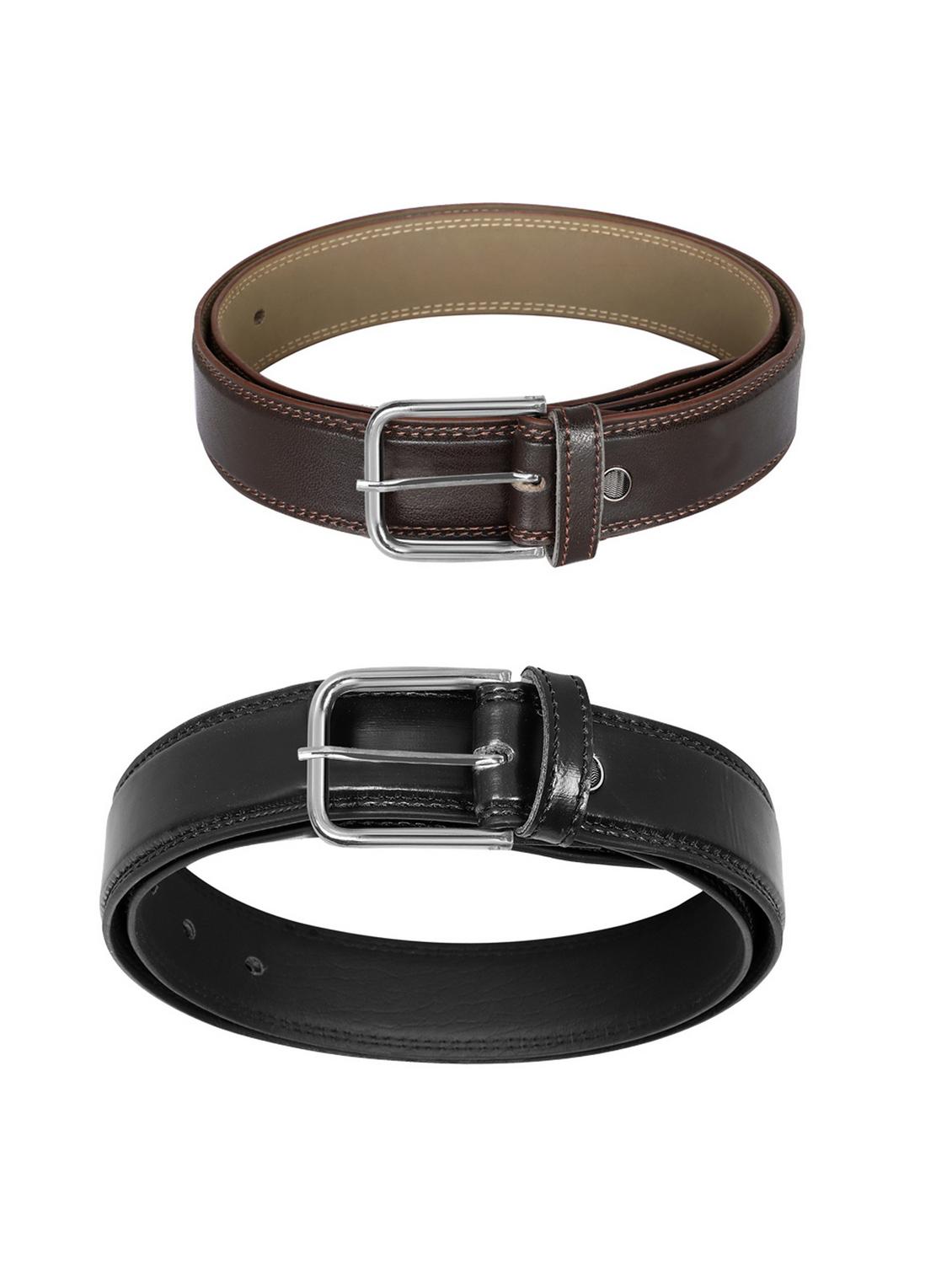 pack of 2 leatherette belt - 19228845 - Standard Image - 2