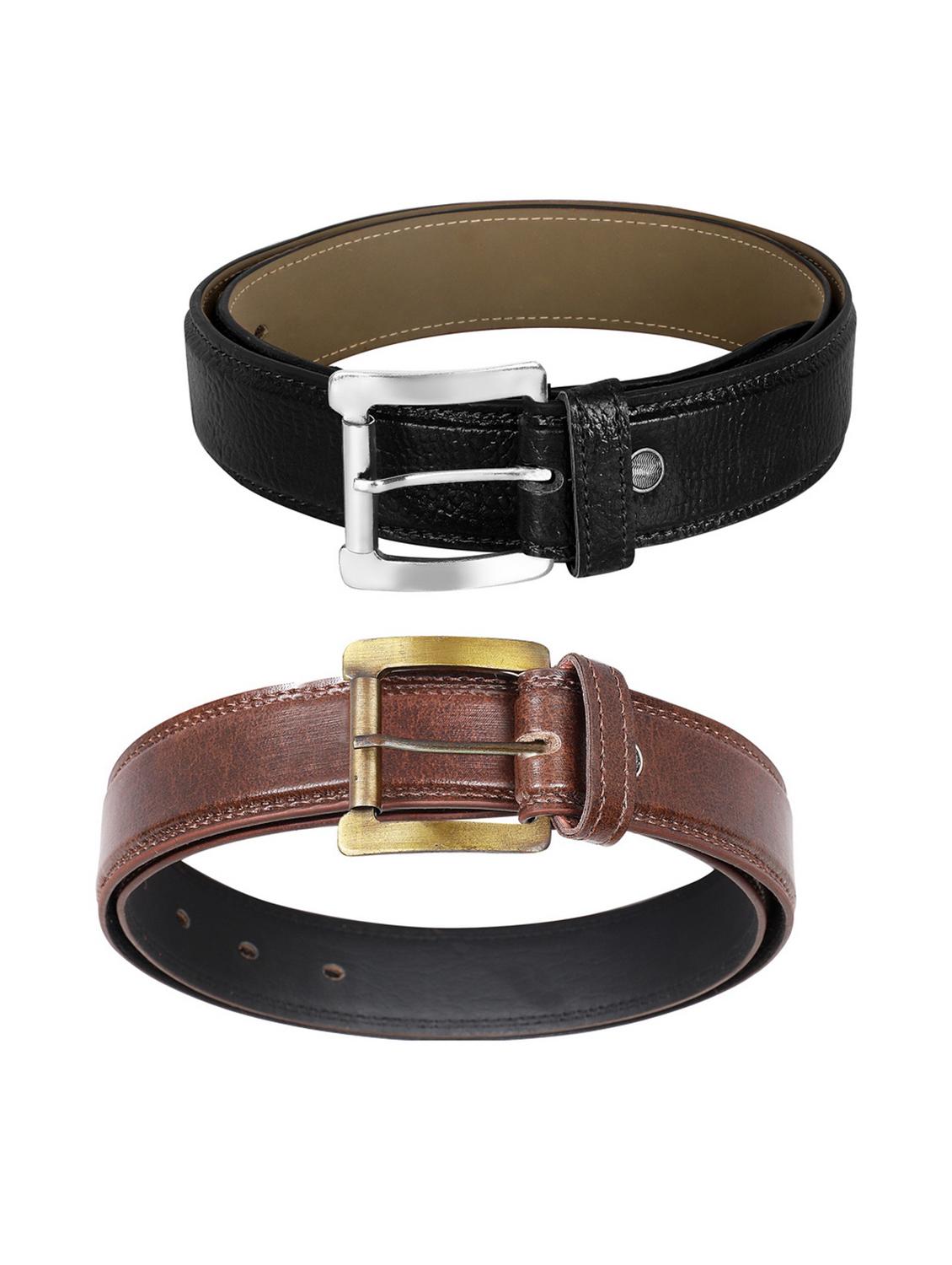 pack of 2 leatherette belt - 19229071 - Standard Image - 2