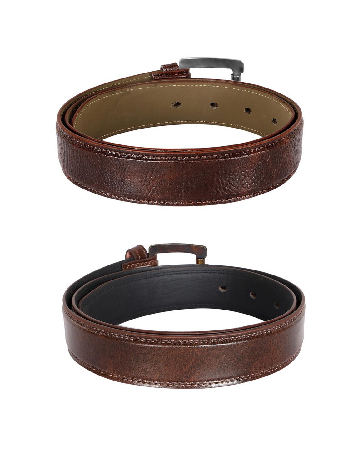 pack of 2 leatherette belt - 19229077 - Standard Image - 2