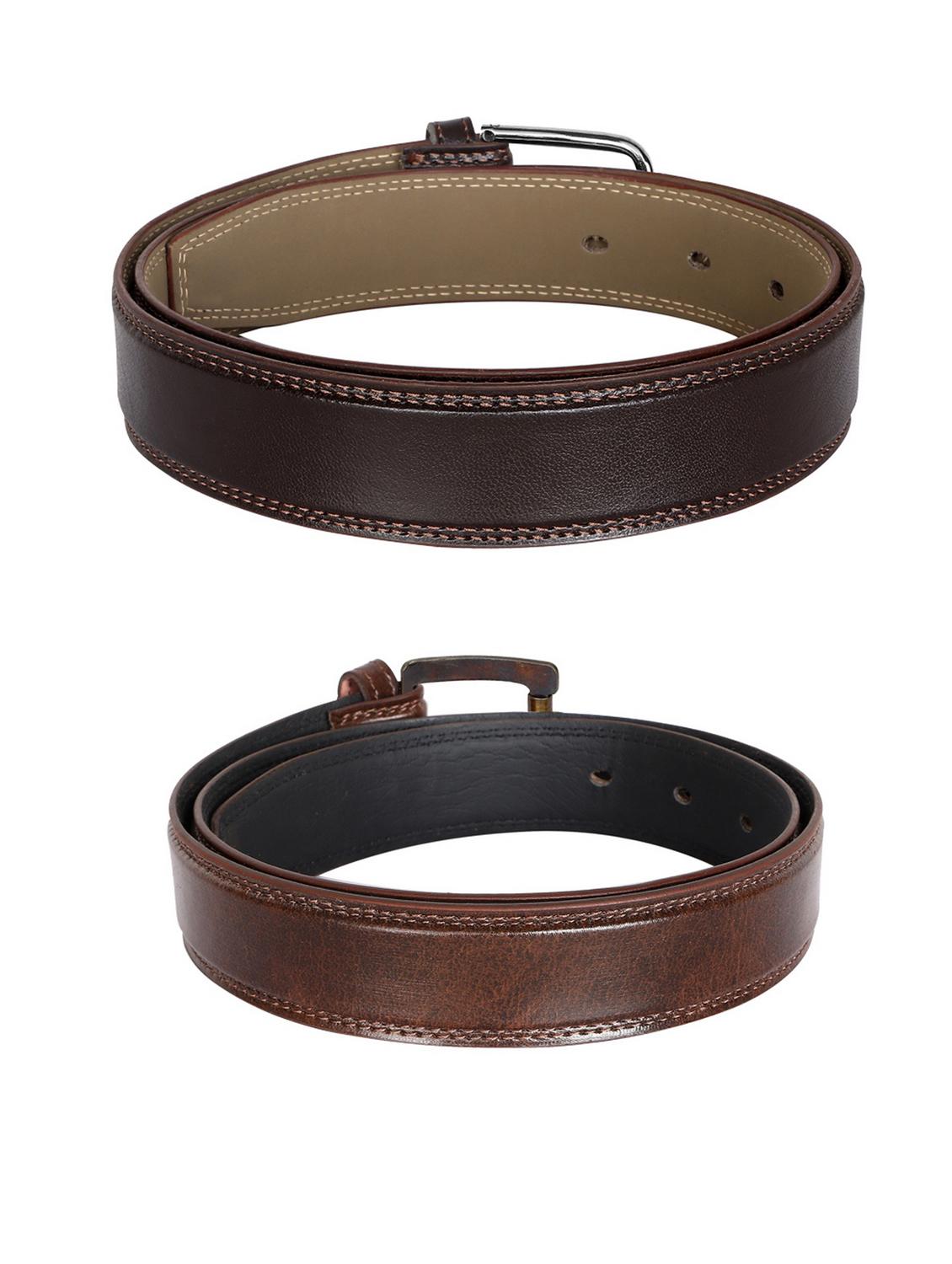 pack of 2 leatherette belt - 19229097 - Standard Image - 2