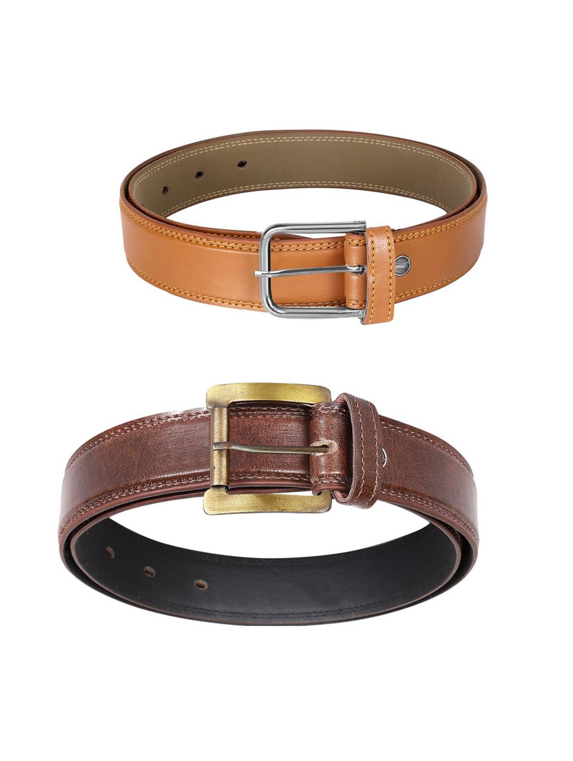 pack of 2 leatherette belt - 19229103 -  Standard Image - 2