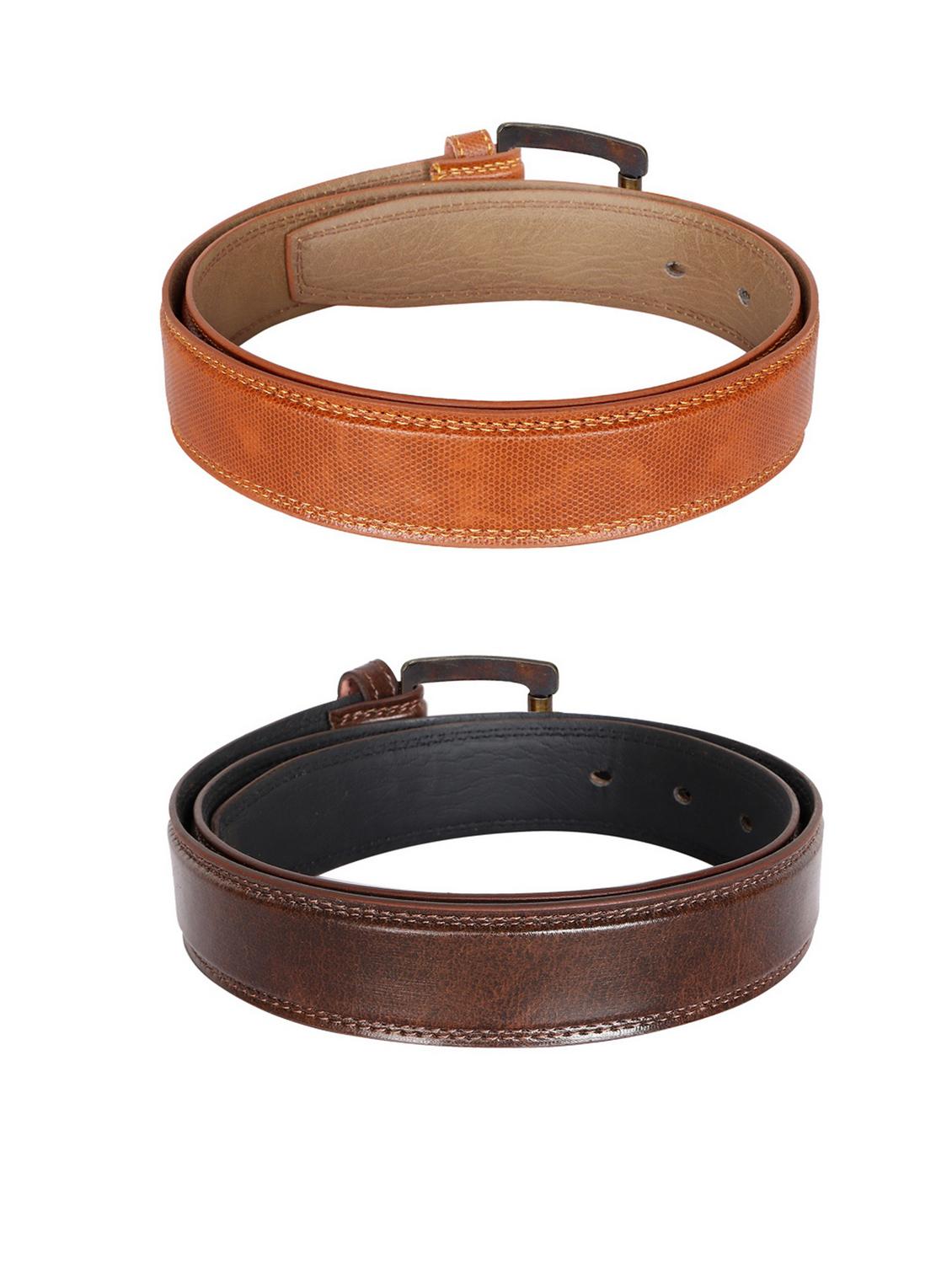 pack of 2 leatherette belts - 19229118 - Standard Image - 2