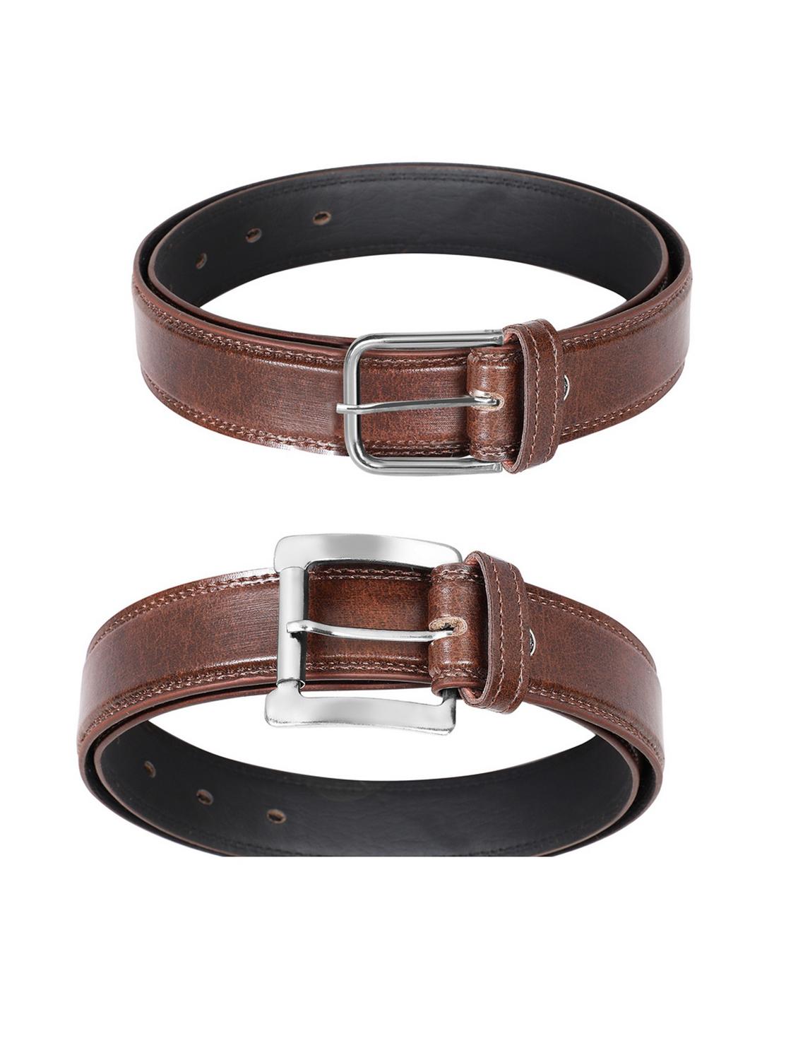 pack of 2 leatherette belts - 19229125 - Standard Image - 2