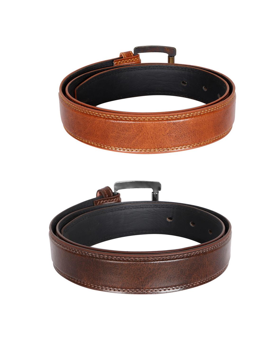pack of 2 leatherette belts - 19229128 - Standard Image - 2