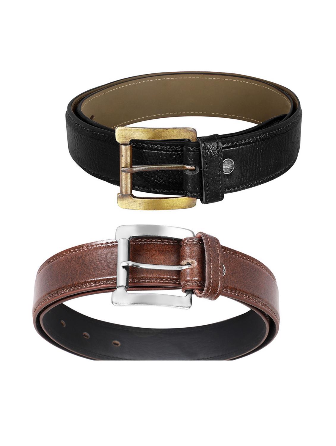 pack of 2 leatherette belts - 19229152 - Standard Image - 2