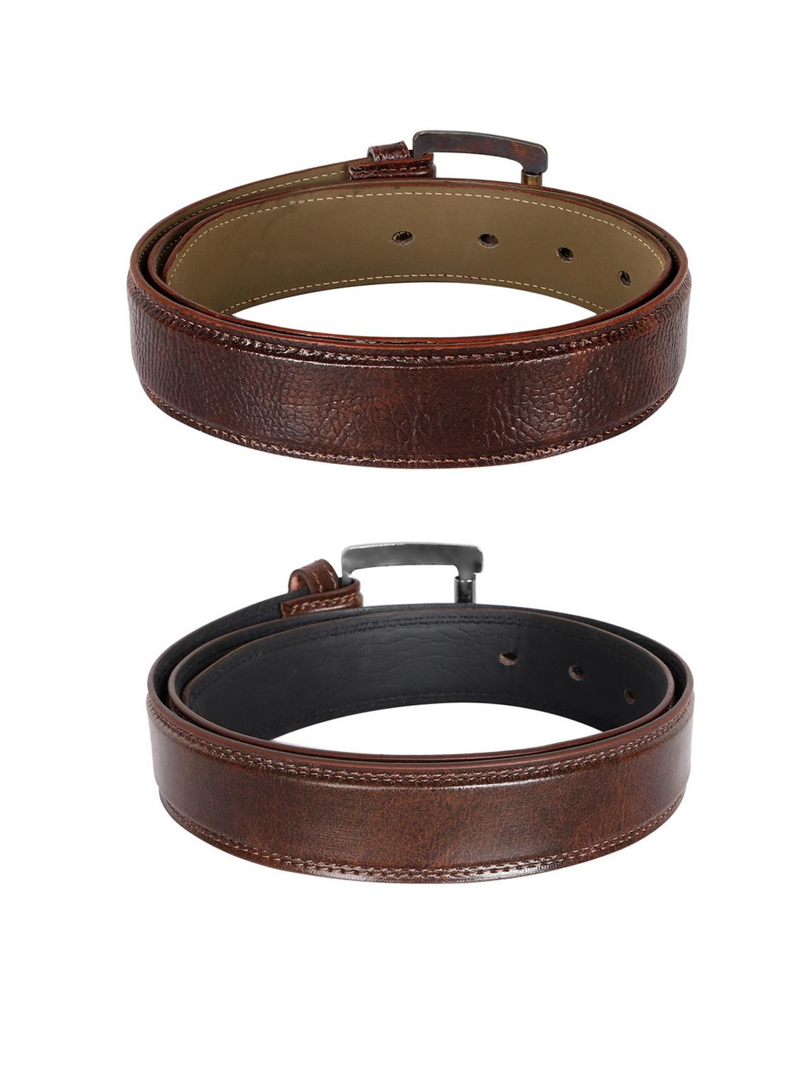pack of 2 leatherette belts - 19229158 - Standard Image - 2