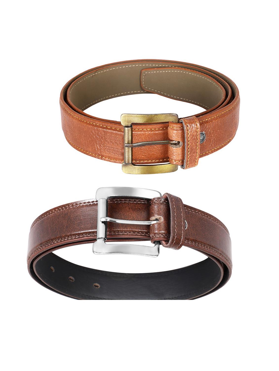 pack of 2 leatherette belts - 19229164 - Standard Image - 2
