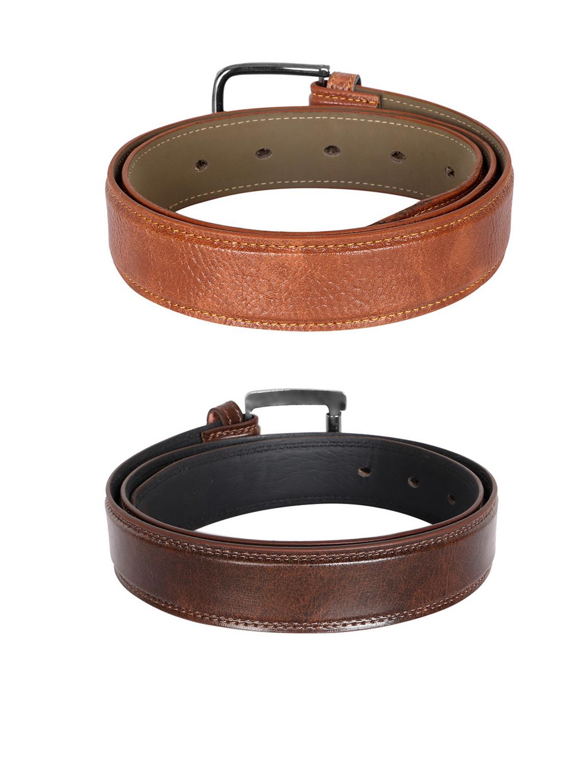 pack of 2 leatherette belts - 19229167 - Standard Image - 2