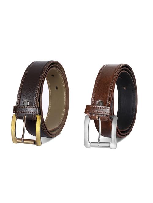 pack of 2 leatherette belts - 19229176 -  Standard Image - 0