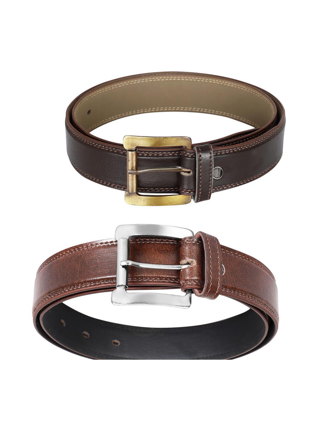 pack of 2 leatherette belts - 19229176 - Standard Image - 2