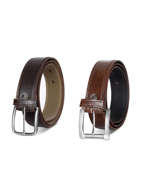 pack of 2 leatherette belts - 19229179 -  Standard Image - 0