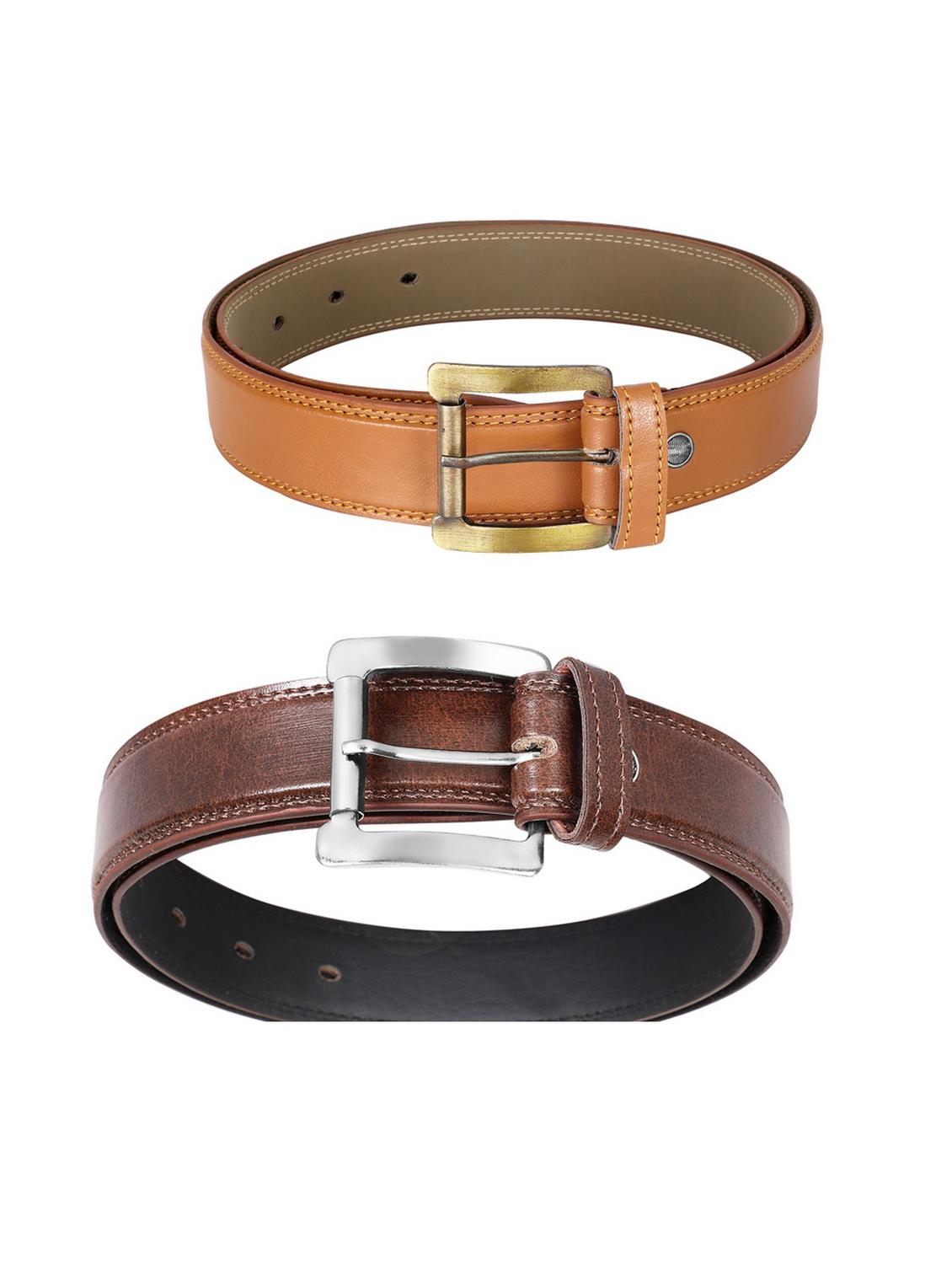 pack of 2 leatherette belts - 19229182 - Standard Image - 2