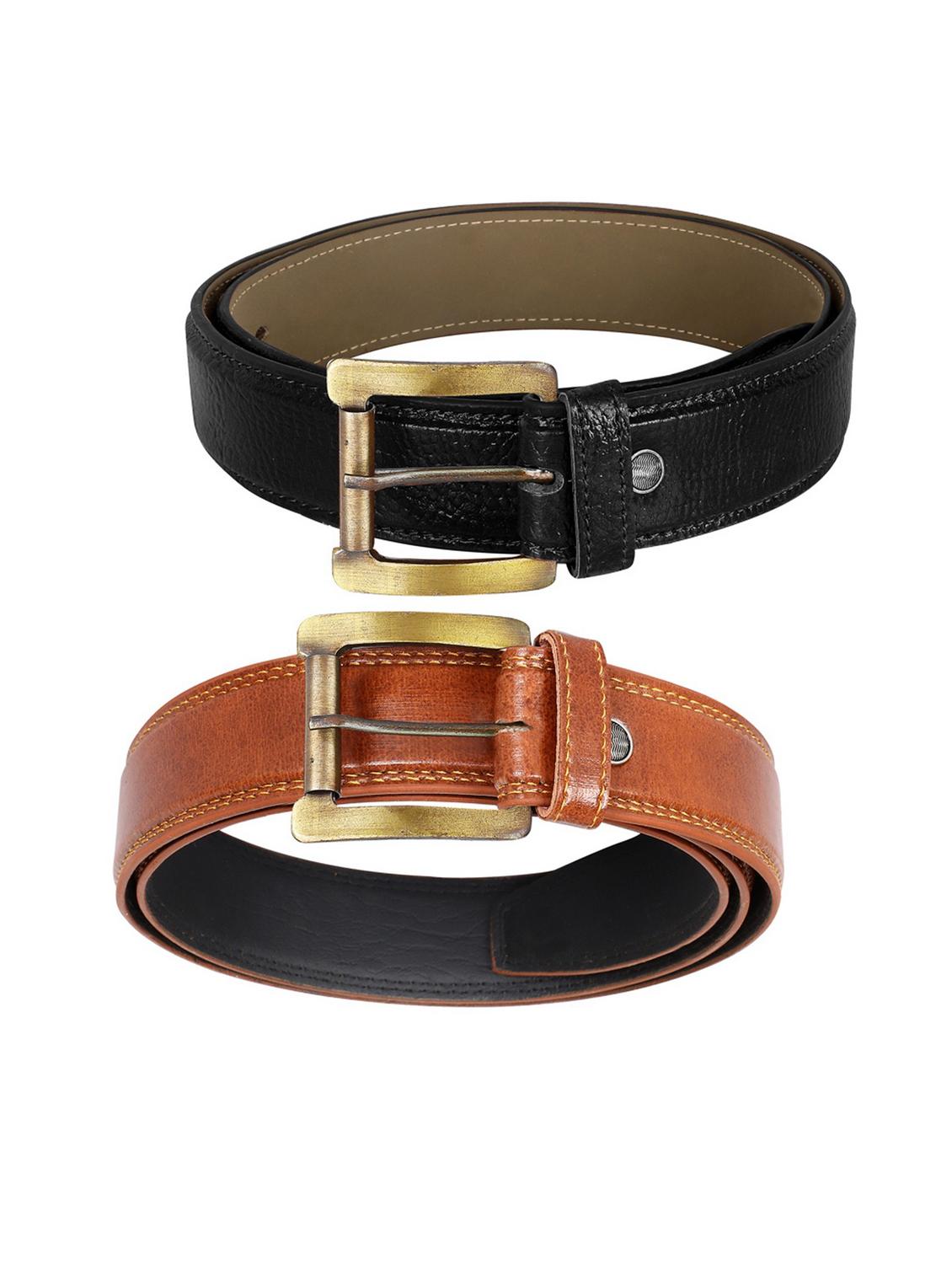 pack of 2 leatherette belts - 19229547 - Standard Image - 2