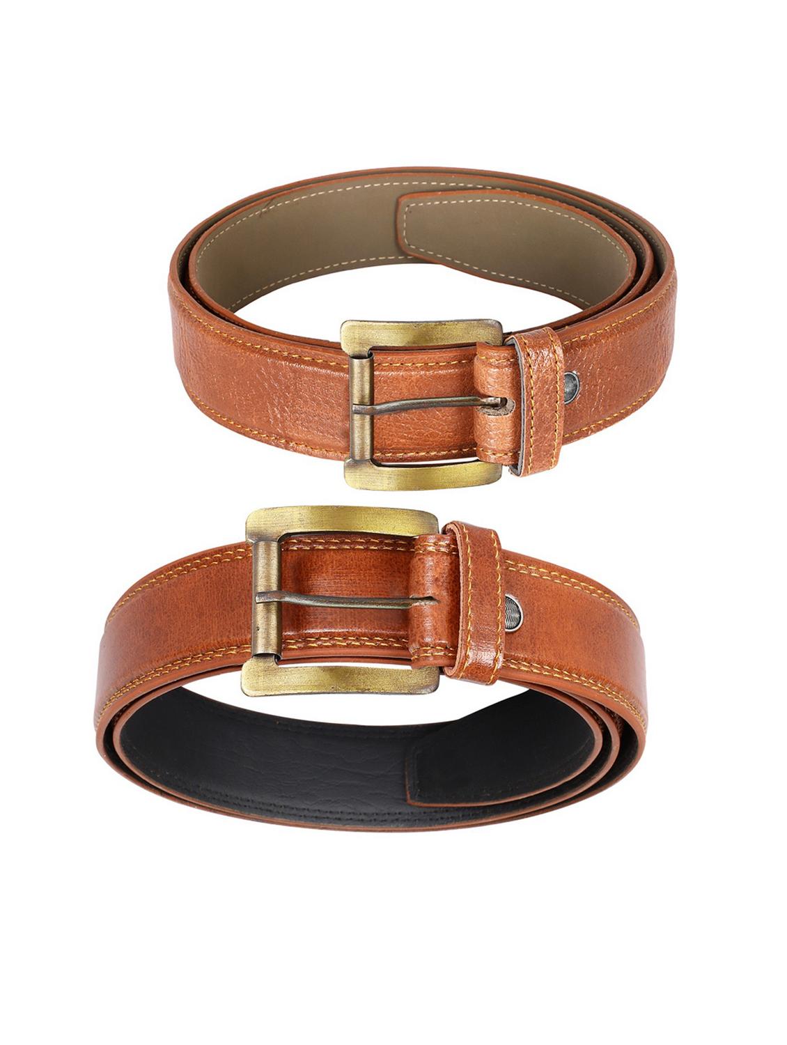 pack of 2 leatherette belts - 19229559 - Standard Image - 2