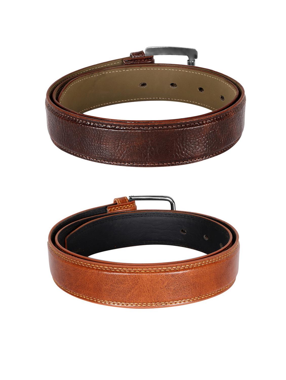 pack of 2 leatherette belt - 19229779 - Standard Image - 2