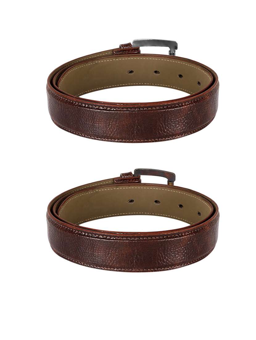 pack of 2 leatherette belts - 19231398 - Standard Image - 2