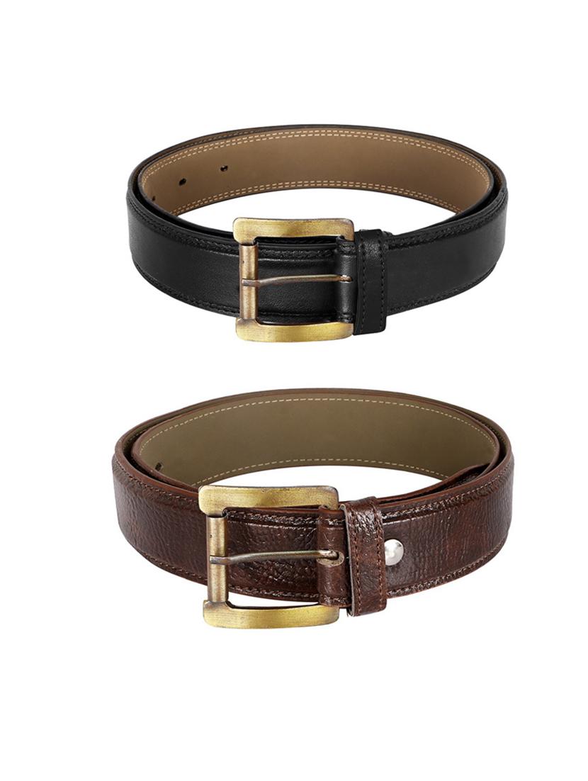 pack of 2 leatherette belts - 19231409 -  Standard Image - 2