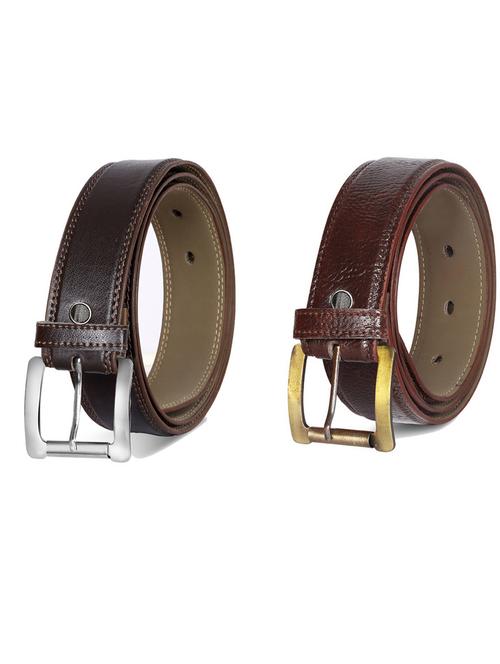 pack of 2 leatherette belts - 19231416 -  Standard Image - 0