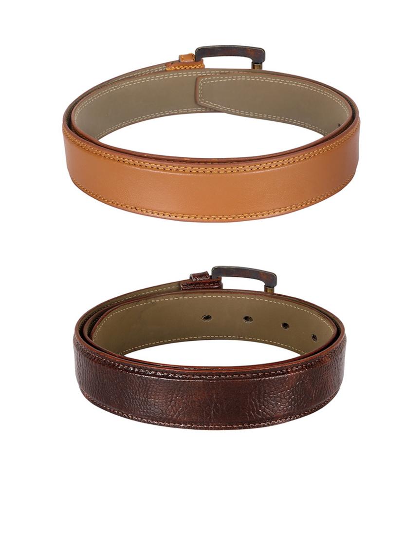 pack of 2 leatherette belts - 19231421 - Standard Image - 2