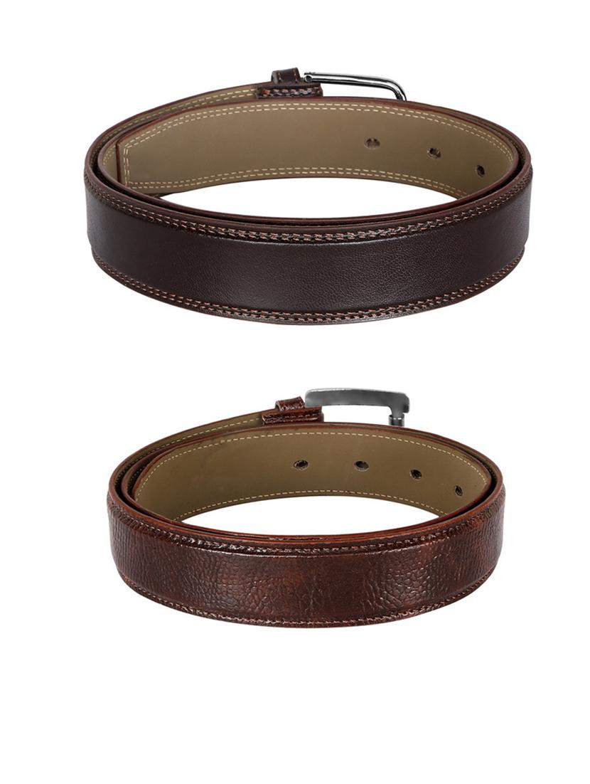 pack of 2 leatherette belt - 19231464 - Standard Image - 2