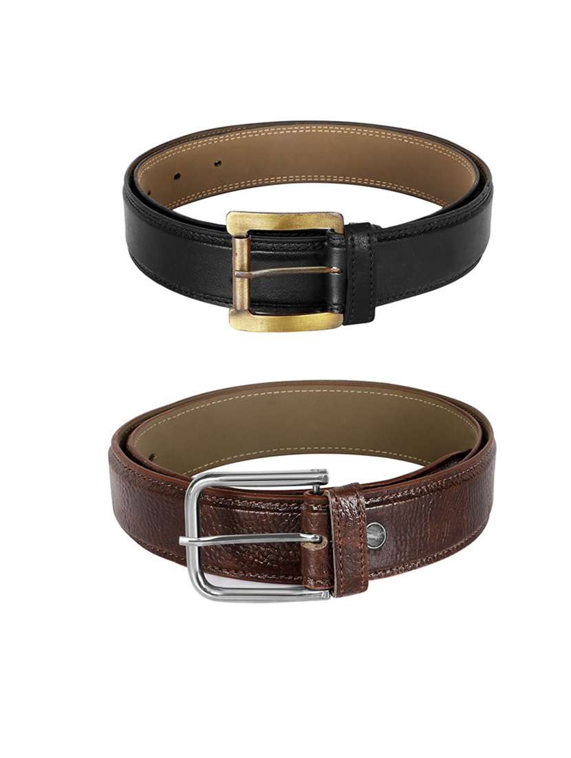 pack of 2 leatherette belt - 19231544 - Standard Image - 2