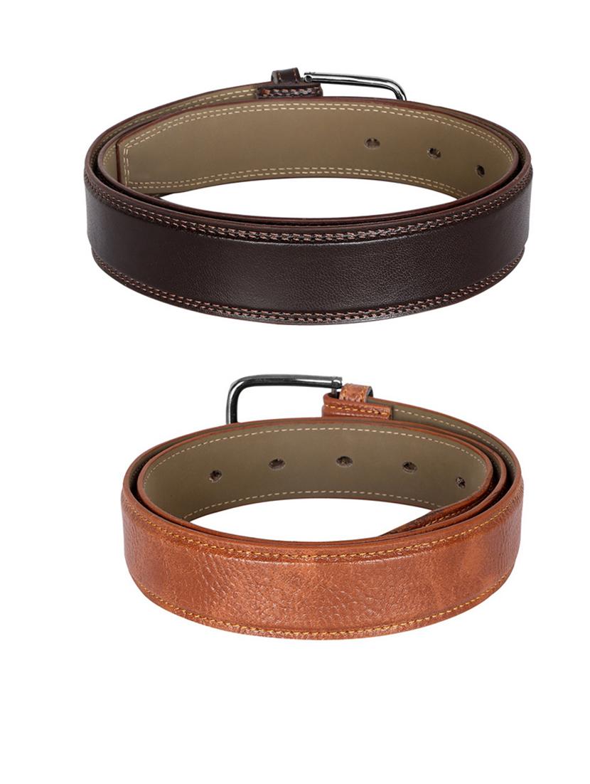 pack of 2 leatherette belt - 19231796 - Standard Image - 2