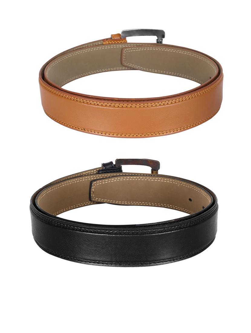 pack of 2 leatherette belt - 19231908 - Standard Image - 2