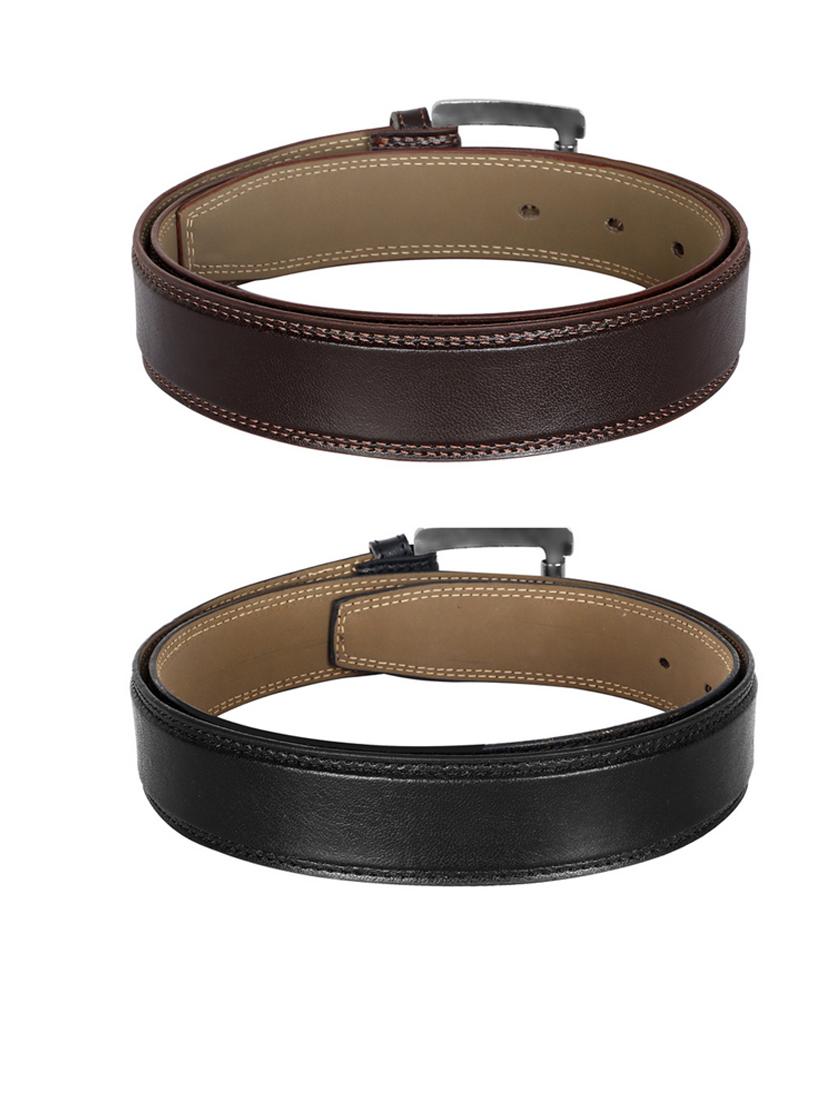 pack of 2 leatherette belt - 19231936 - Standard Image - 2