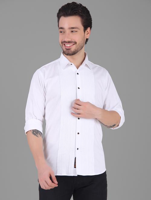 mens solid casual shirt - 19232575 -  Standard Image - 0