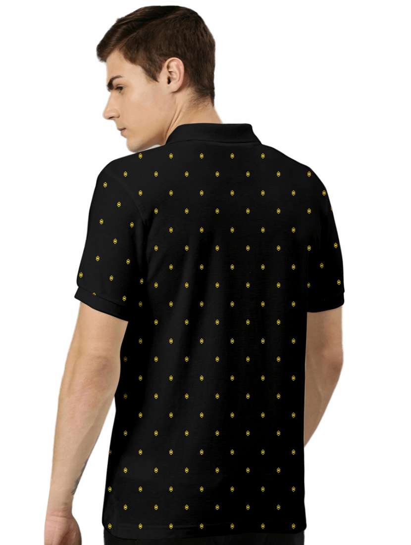 black cotton printed t-shirt - 19242864 -  Standard Image - 2