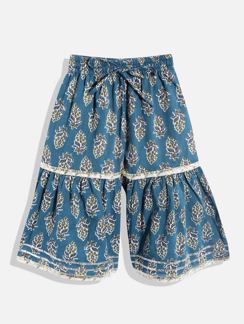 printed cotton kurta sharara set  - 19257460 -  Standard Image - 2