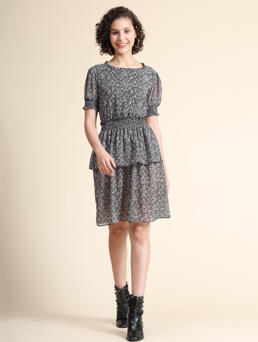 women's layered abstract dress - 19257657 - Zoom Image - 0