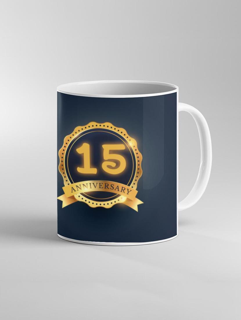 anniversary printed coffee mug - 19259863 - Standard Image - 2